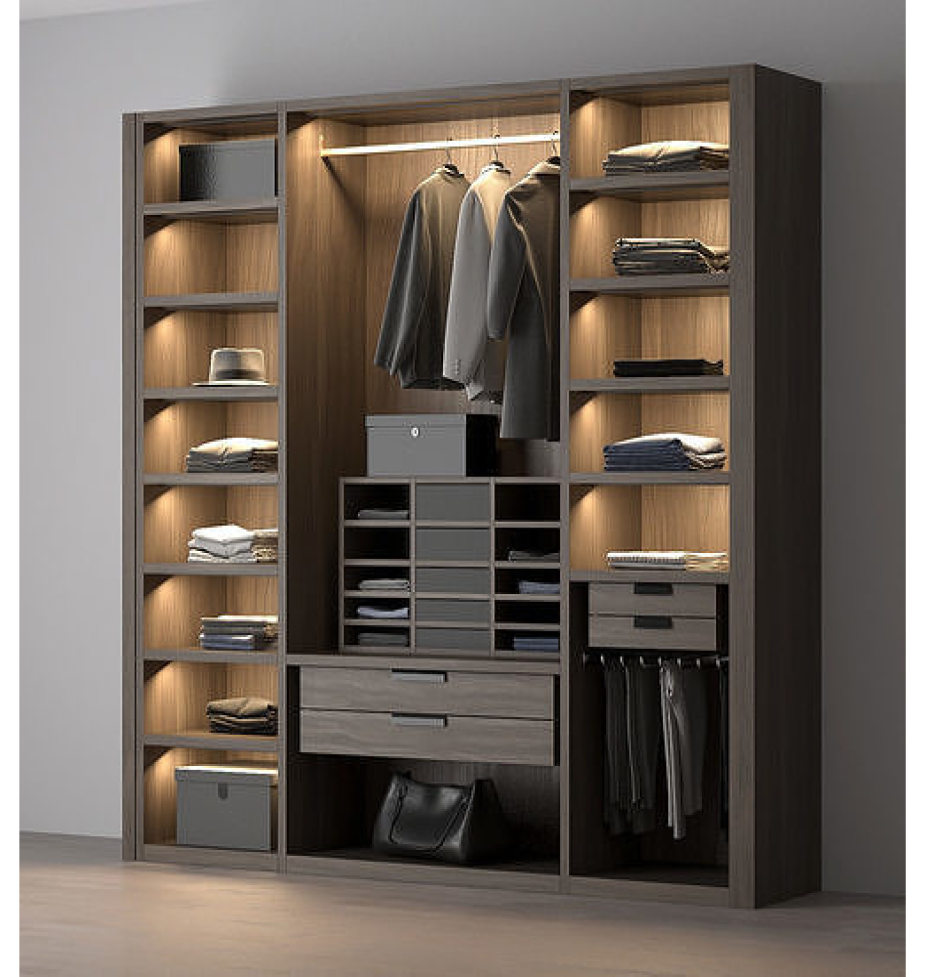 Organized digital closet solution